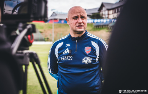 #ArłamówCamp | Trener Dawid Kroczek po meczu z Puszczą