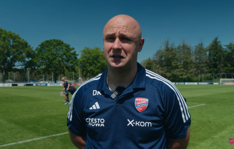 #HejHo! | Trener Dawid Kroczek po sparingu z PSV